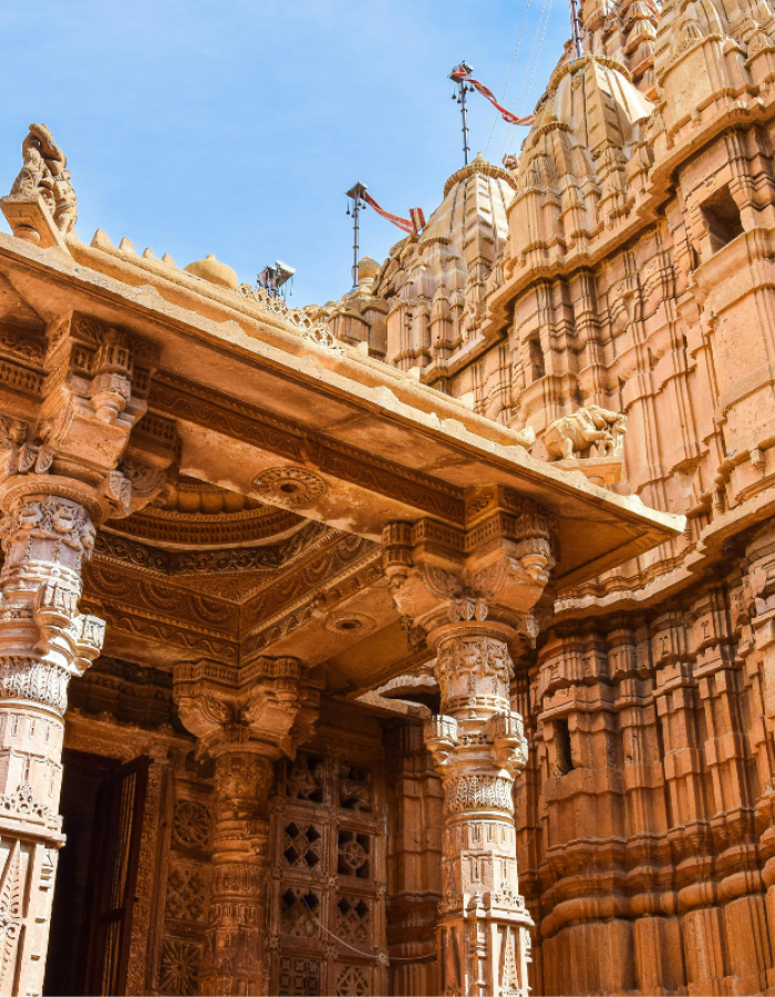 Spiritual Artistry: Discover the intricate devotion carved in stone.