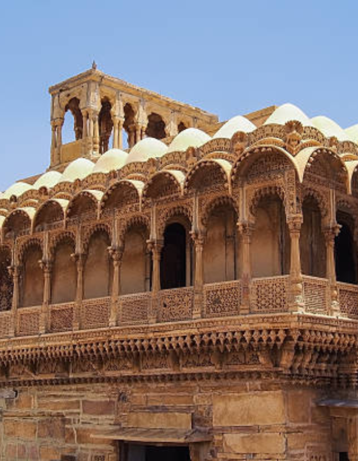 The Peacock Canopy: Jaisalmer’s most distinctive skyline silhouette.